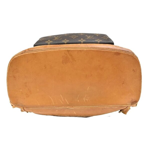 LOUIS VUITTON Montsouris GM Backpack Bag Monogram Leather Brown M51135 77FB766 main image 5